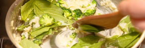 ризотто с лососем