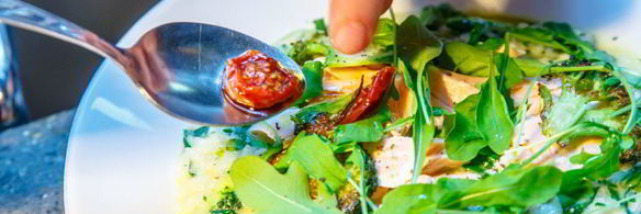 ризотто с лососем