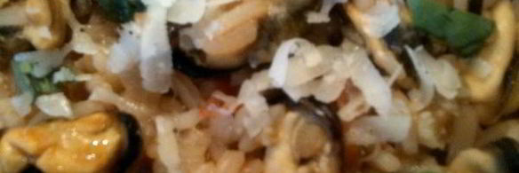 ризотто с мидиями