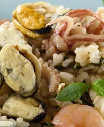 Ризотто с морепродуктами