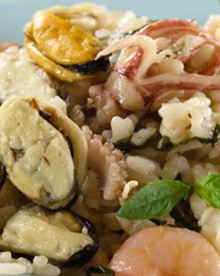 Ризотто с морепродуктами