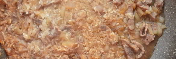 ризотто с мясом