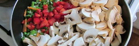 ризотто с овощами