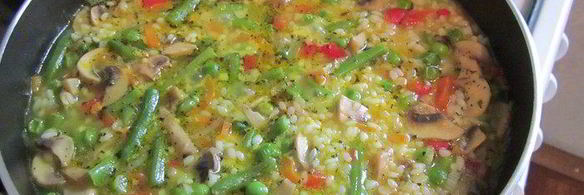 ризотто с овощами