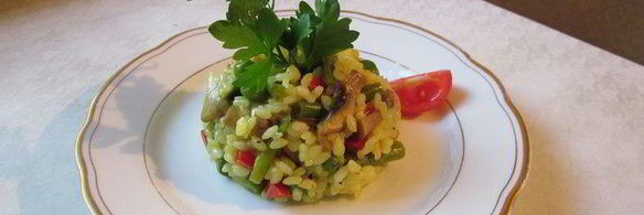 ризотто с овощами