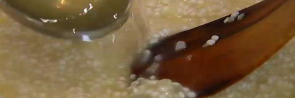 ризотто с раковыми шейками