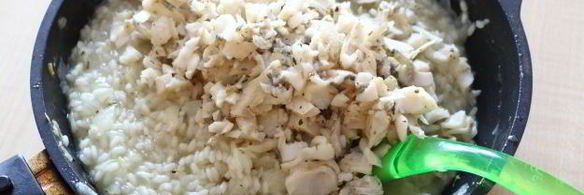 ризотто с рыбой