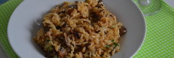 ризотто с шампиньонами