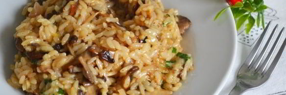 ризотто с шампиньонами