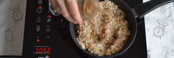 ризотто с шампиньонами