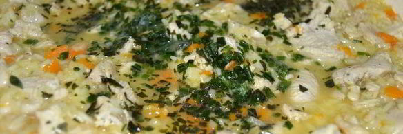 ризотто с тыквой и индейкой