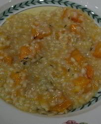 Ризотто с тыквой и вермутом