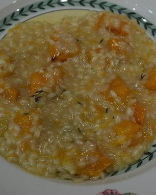 Ризотто с тыквой и вермутом