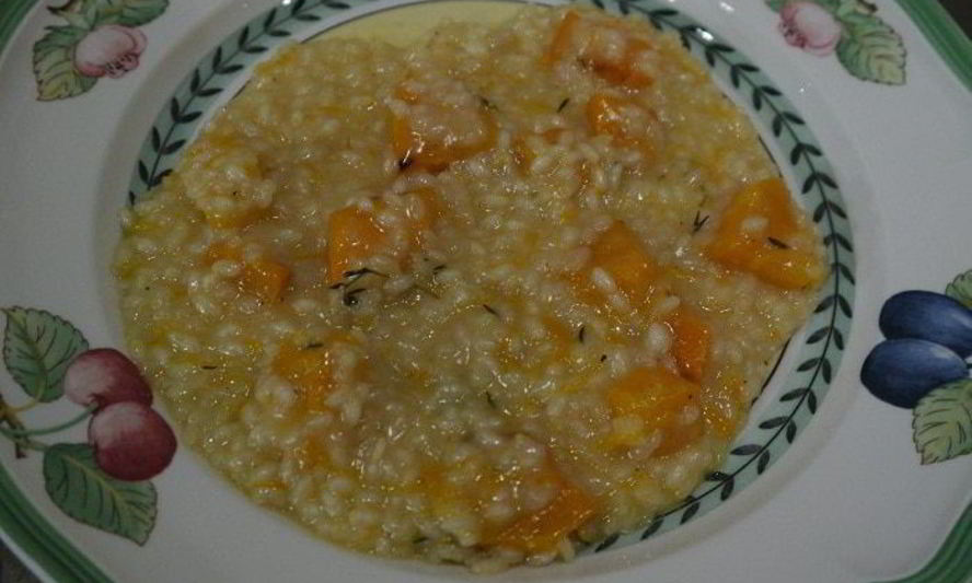 Рецепт ризотто с тыквой и вермутом