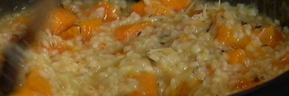 ризотто с тыквой и вермутом