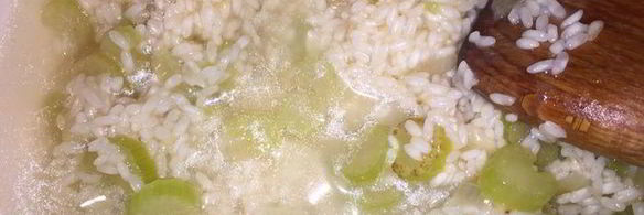 ризотто со шпинатом и козьим сыром