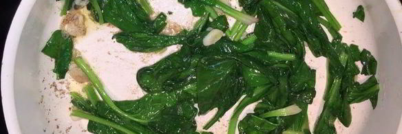 ризотто со шпинатом и козьим сыром