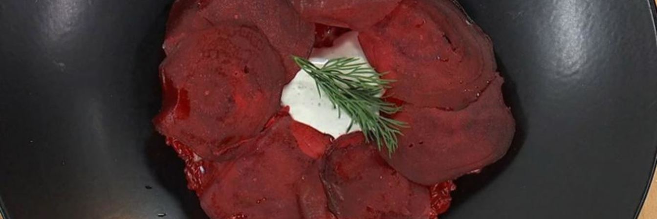 Ризотто со свеклой