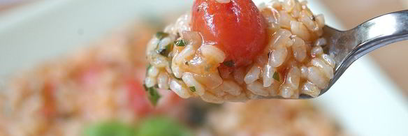 томатное ризотто