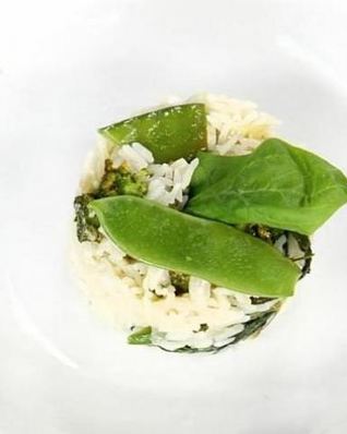 Зеленое ризотто