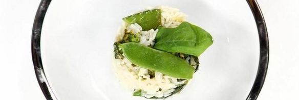 зеленое ризотто