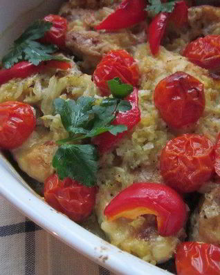 Белая рыба запеченная в кокосовом молоке