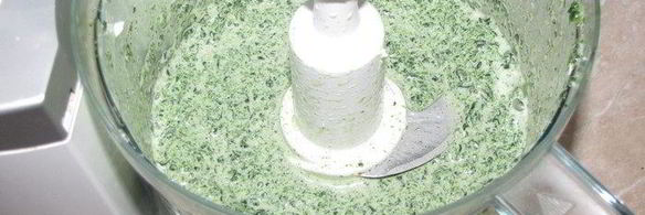 дорада с начинкой из шпината