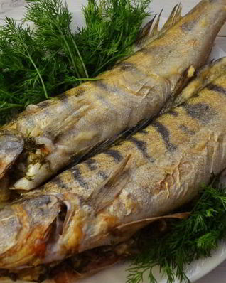 Фаршированный судак