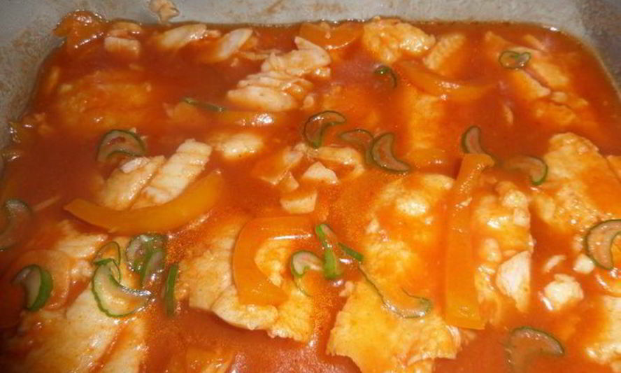 Рецепт филе хека в томатном соусе