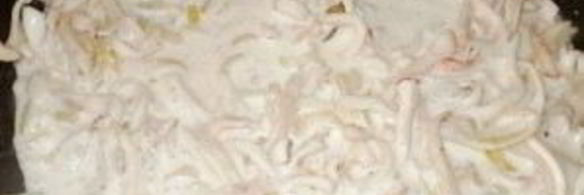 кальмар, тушенный в сметане