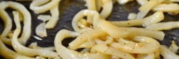 кальмары на сковороде