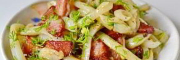 кальмары на сковороде