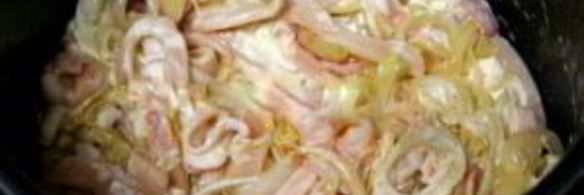 кальмары, тушенные в мультиварке