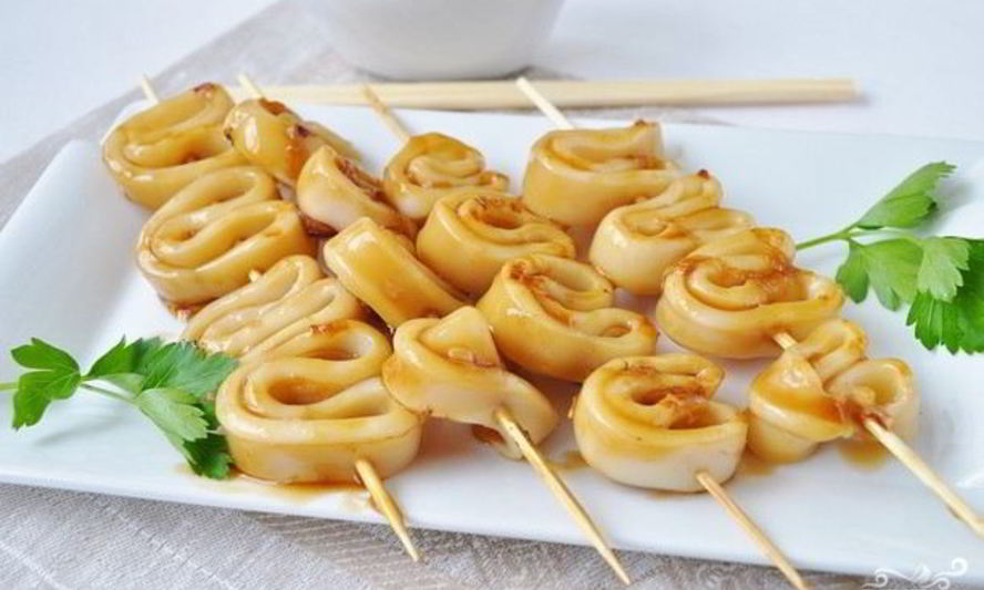 Рецепт кальмаров в аэрогриле