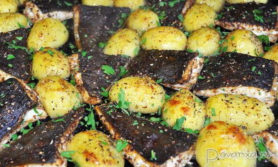 Рецепт камбалы, запеченной с картофелем