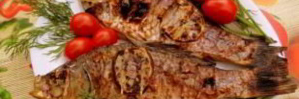 карась на углях