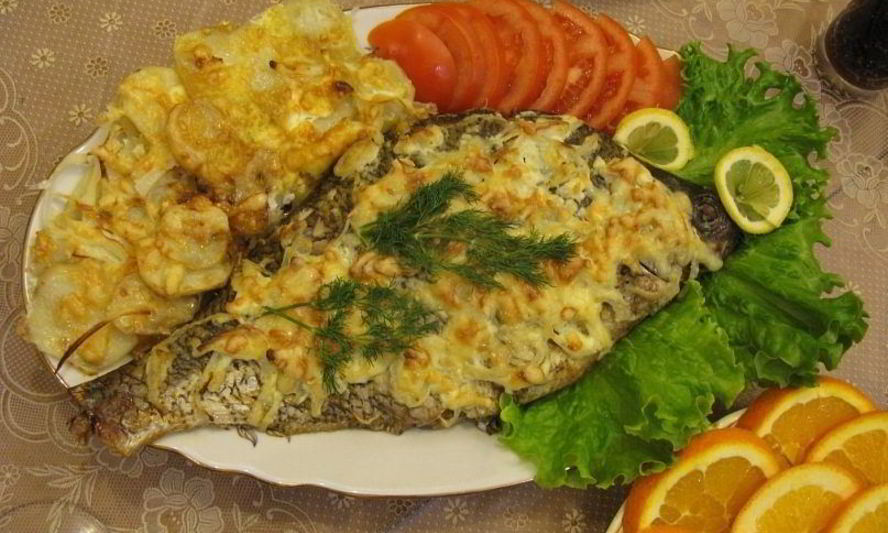 Рецепт карася в майонезе