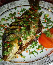 Карп запеченный Ореховое наслаждение