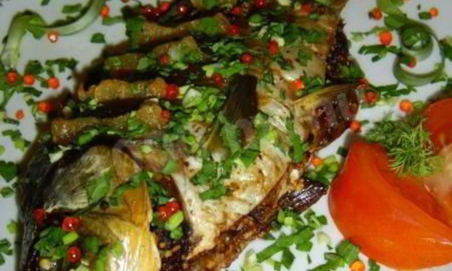 Рецепт карпа запеченного ореховое наслаждение