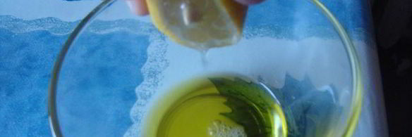 креветки с натуральным йогуртом, черри и чесноком