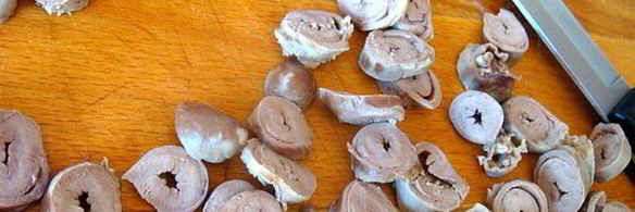 креветки в белом соусе с сердечками