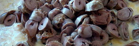 креветки в белом соусе с сердечками