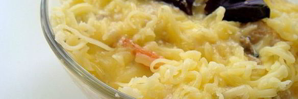 креветки в белом соусе с сердечками