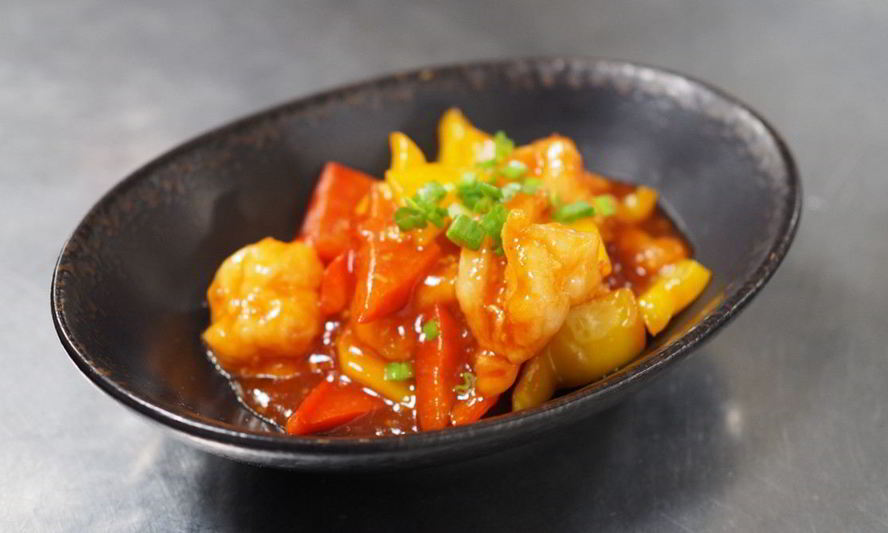 Рецепт креветок в кисло-сладком соусе