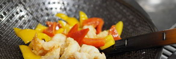 креветки в кисло-сладком соусе