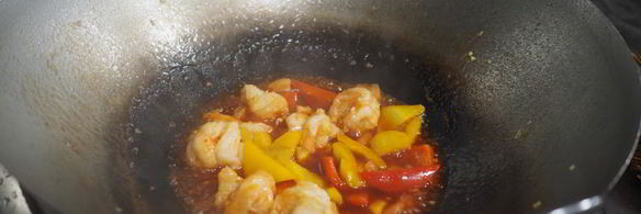 креветки в кисло-сладком соусе