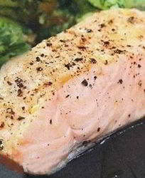 Лосось на пару