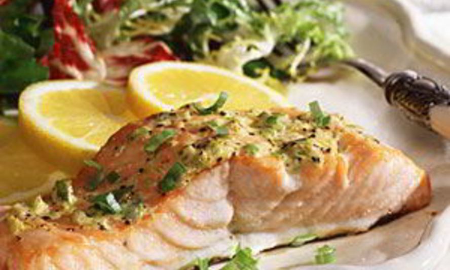 Рецепт лосося, запеченного в сливках