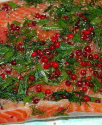 Малосольная форель по-фински