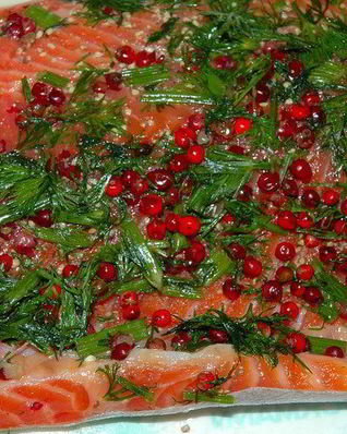 Малосольная форель по-фински